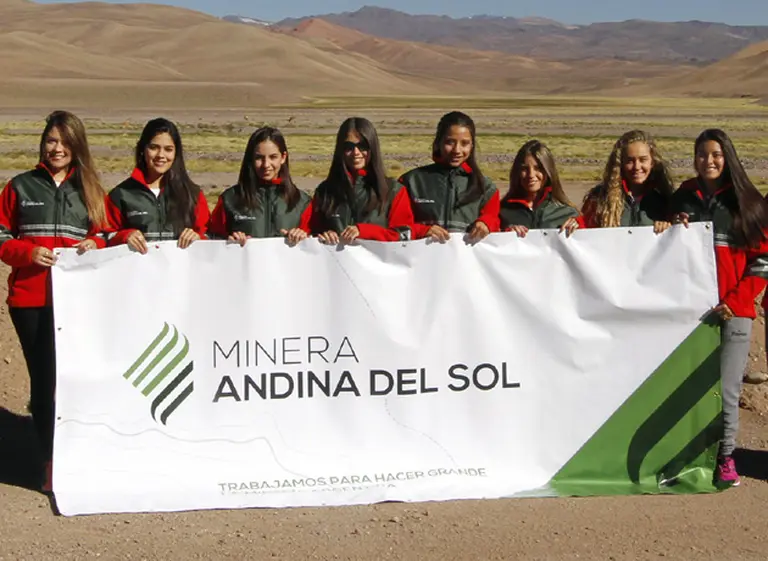 Minera Andina del Sol recibió a las candidatas a reina de la Fiesta Nacional de Sol