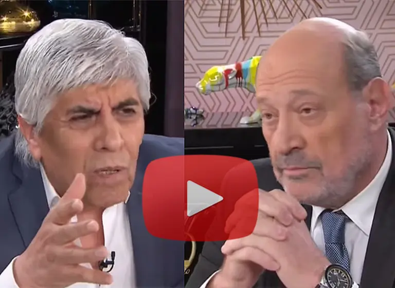 Video: fuerte cruce entre Moyano y Leuco en la mesa de Mirtha Legrand