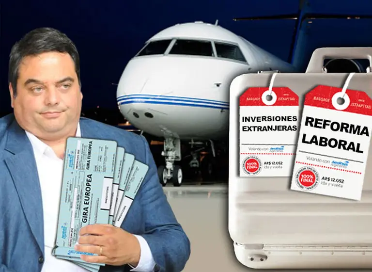 Triaca viaja a Europa con un sector de la CGT a calmar inversores, ver modelos de diálogo y relanzar reforma laboral