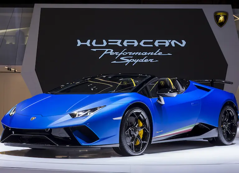 Lamborghini Huracan Performante Spyder: el auto más rápido ya tiene su versión descapotable