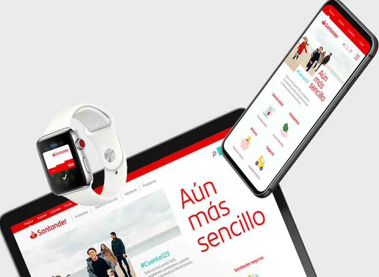 Banco Santander renueva su marca para reforzar su estrategia digital