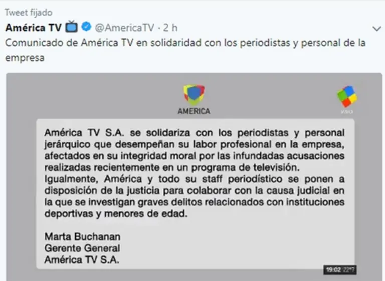 El comunicado de América TV después del escándalo en el programa de Mirtha Legrand