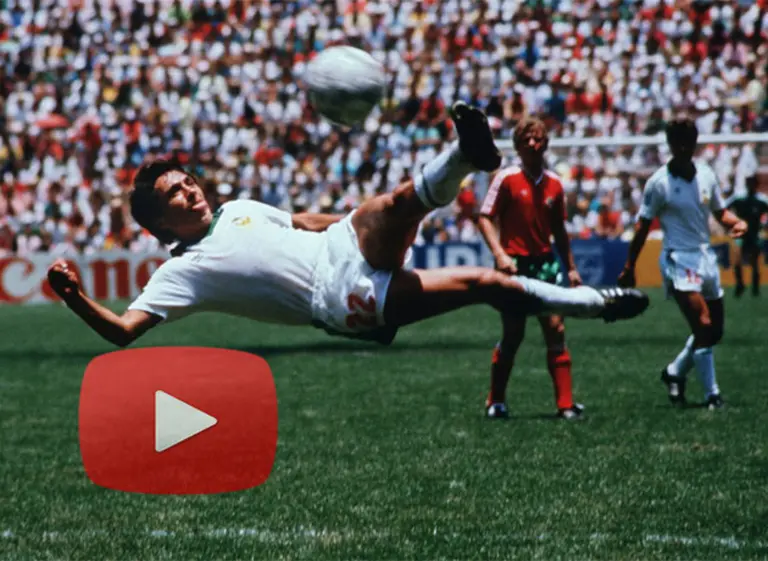 Video: eligen el mejor gol de la historia de los mundiales y no es el de Maradona en México