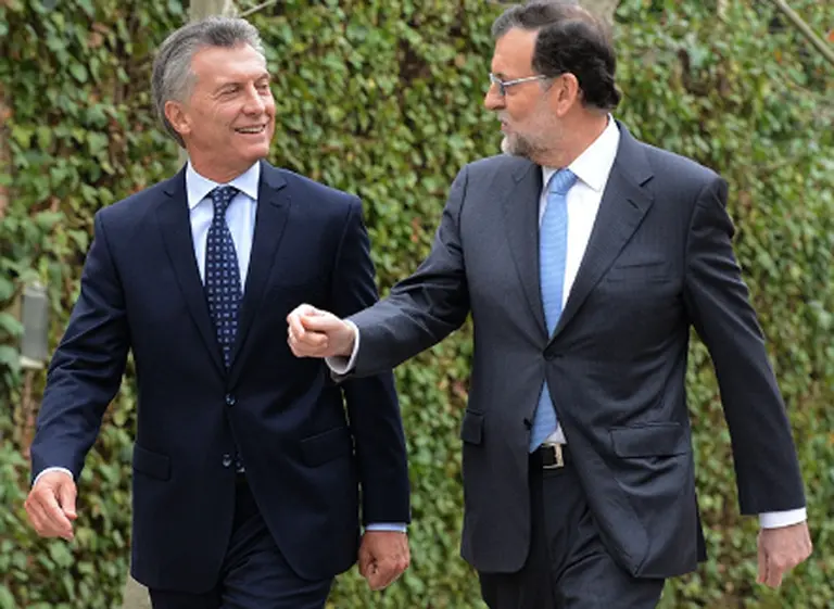 En busca de inversiones: Rajoy llegó a la Argentina con 70 empresarios españoles