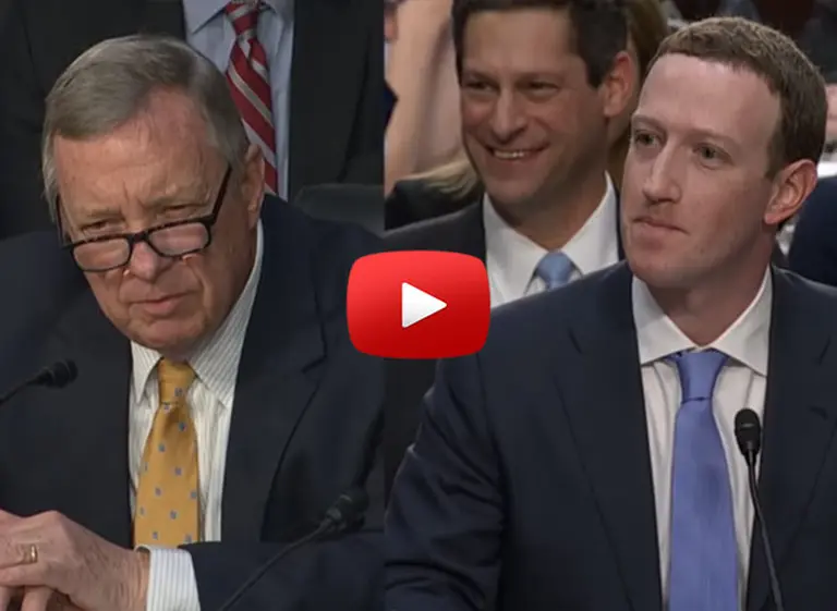 Video: Mark Zuckerberg, descolocado ante a las preguntas de un senador