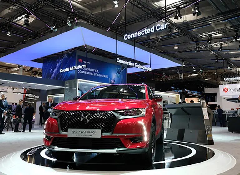 El DS7 Crossback debuta con la nueva tecnologí­a conectada del grupo PSA y Huawei