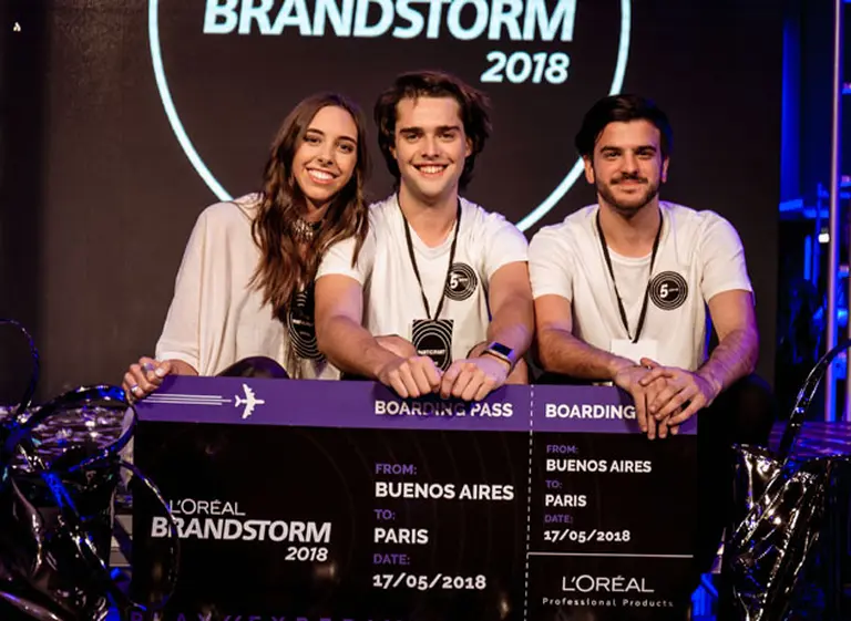 Tres jóvenes argentinos competirán en Parí­s en un concurso global para estudiantes de L'Oréal