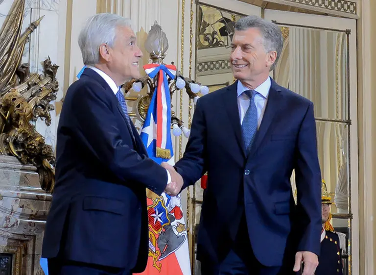 Macri recibió a Piñera: "que esta visita sea el principio de algo histórico"