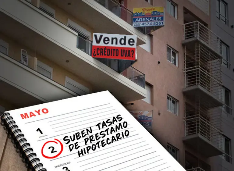 Debutan nuevas tasas UVA y el mercado inmobiliario se inquieta por un enfriamiento del crédito