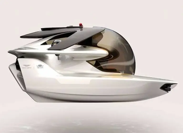 Aston Martin comienza la producción del submarino eléctrico de lujo