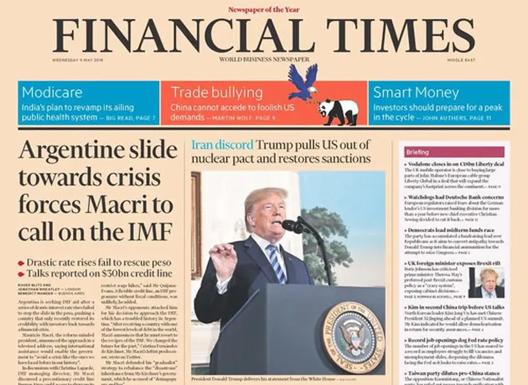 Cómo mostraron los medios del mundo la vuelta de Argentina al FMI