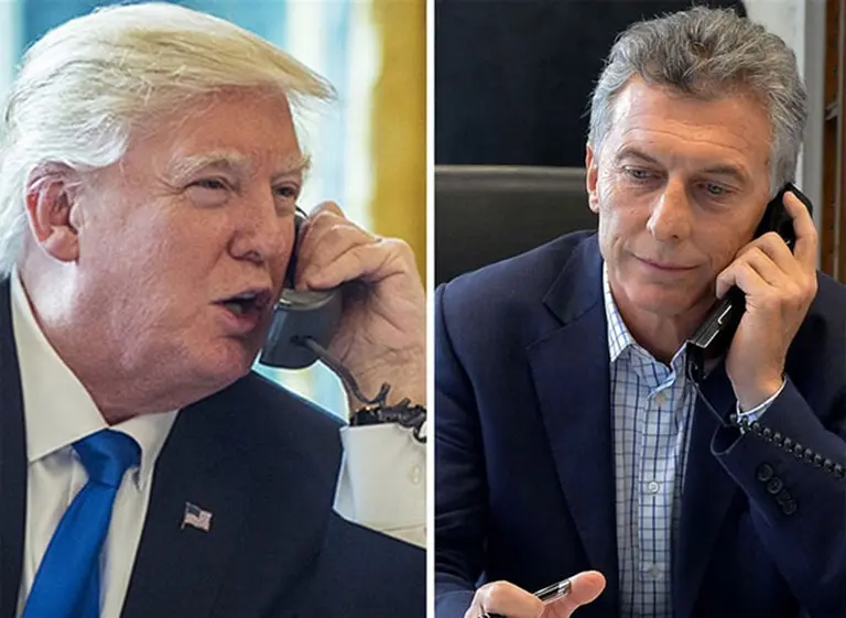 Fuerte apoyo de Trump a Macri: "Está realizando un trabajo excelente en esta situación"