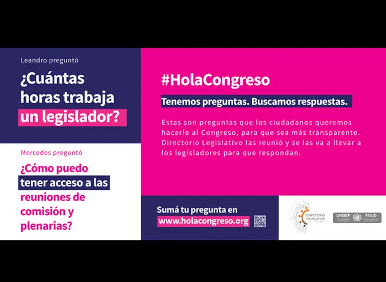Activan una campaña para promover la transparencia legislativa y la participación ciudadana