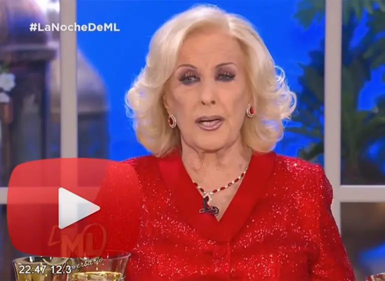 Mirtha Legrand, dura contra Aranguren: "Lo sacarí­a, le hizo mucho daño al paí­s"