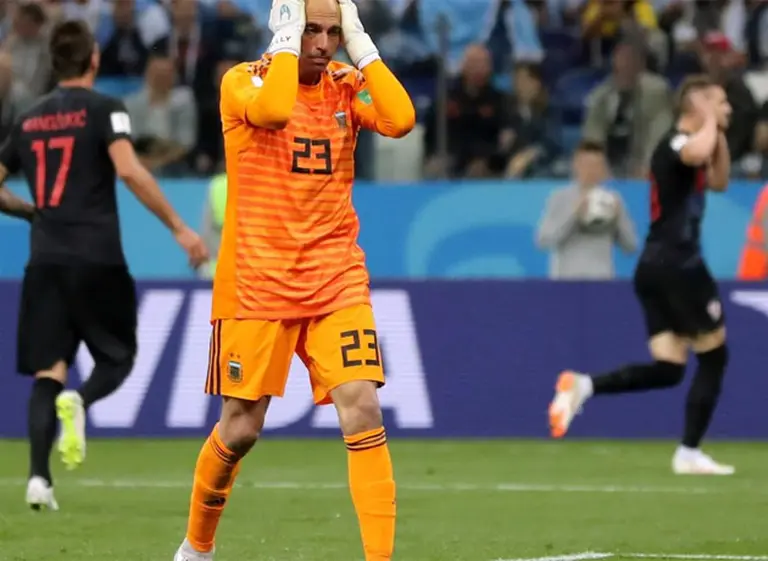 El dí­a que Sampaoli explicó por qué le dio la titularidad a Caballero en el arco de la Selección