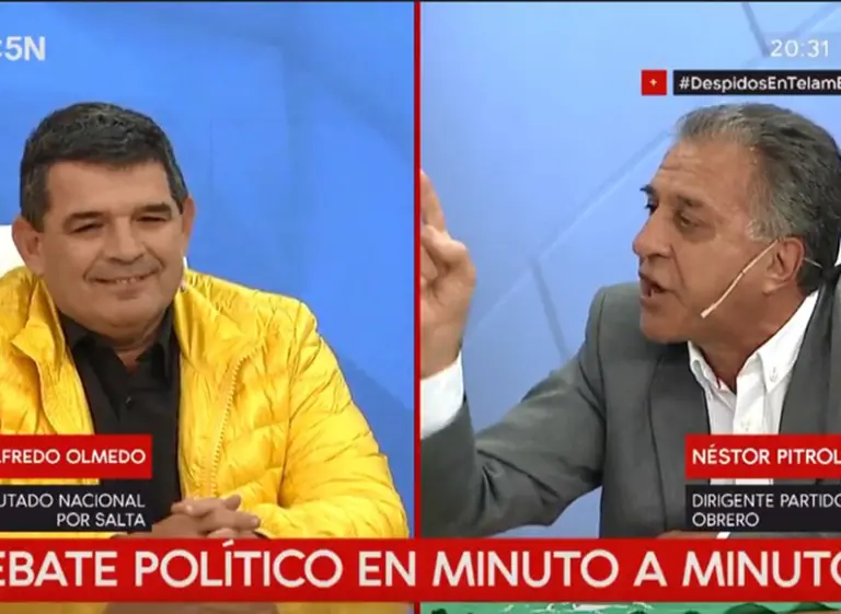 "Pruebe con trabajar": el video del tenso cruce entre el macrista Olmedo y Pitrola