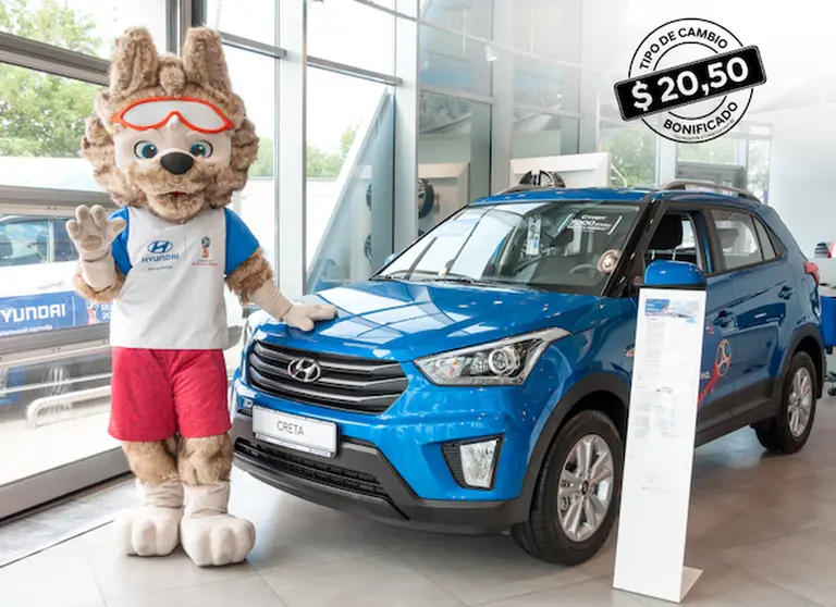 Hyundai, con grandes rebajas en el tipo de cambio: $20,50 para la Creta y $25,50 para el resto de la gama
