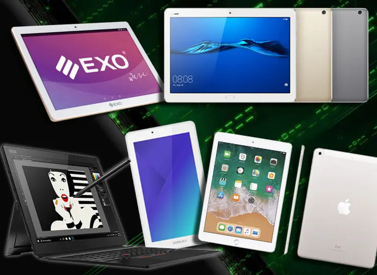 Aquí­ están, éstas son: las ocho tabletas que quieren seducir a los argentinos