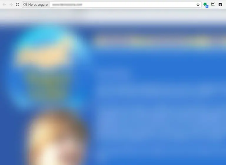 ¿Qué significa el mensaje "No es seguro" que muestra Chrome?