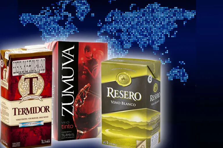Vinos en tetra brik "for export": las marcas nacionales más consumidas en el exterior
