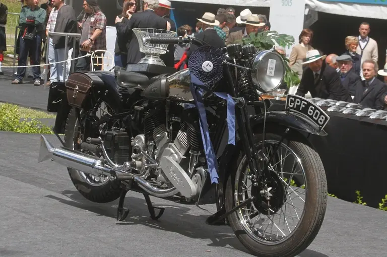 Brough 11/50 1938 fue la moto ganadora del “Best of Show” de Autoclásica