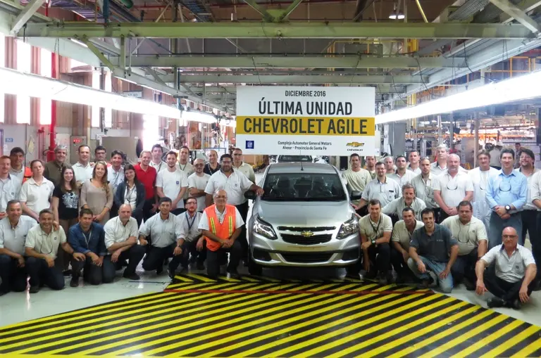 Chevrolet finaliza la producción del Agile en la Argentina