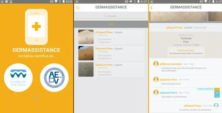 Una App para control de enfermedades de la piel