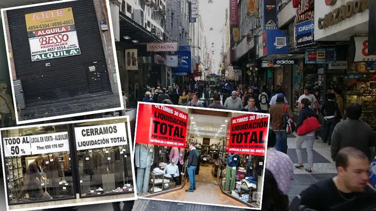 Por el shock inflacionario y la caída del consumo, sube la vacancia en locales comerciales del centro porteño