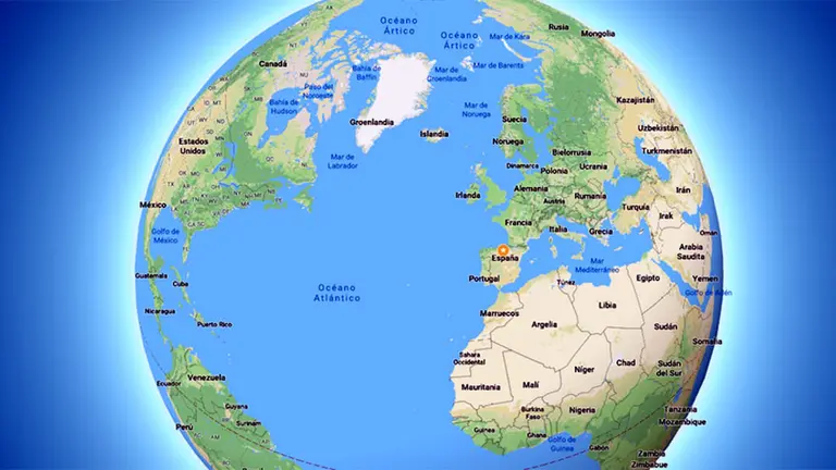 Google Maps muestra la Tierra como un globo