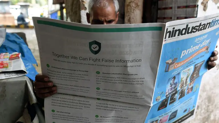 La India quiere bloquear Facebook y WhatsApp durante situaciones de emergencia