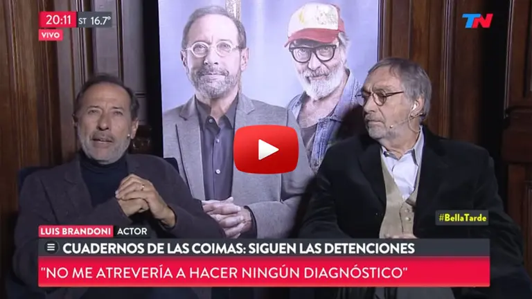 Francella le frenó el carro a Nelson Castro cuando le preguntó sobre los cuadernos de la coima K