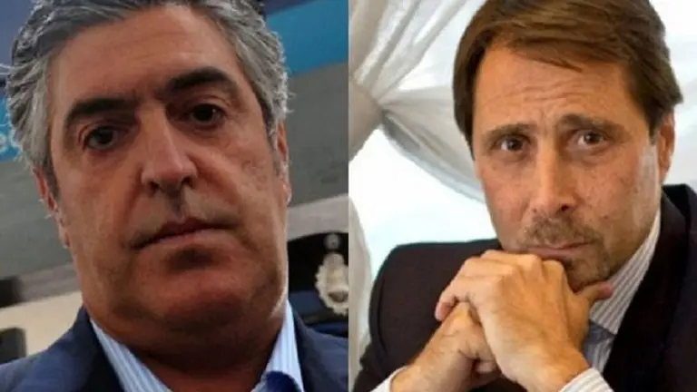 Video: mientras allanaban el edificio de Cristina, Feinmann y Dalbón se cruzaron al aire