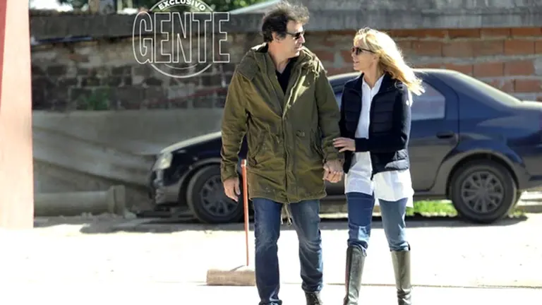 Karina Rabolini, enamorada, vive con su ex jefe de prensa