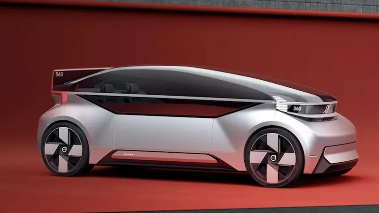 Volvo presenta el prototipo de un vehículo autónomo para competir con un avión