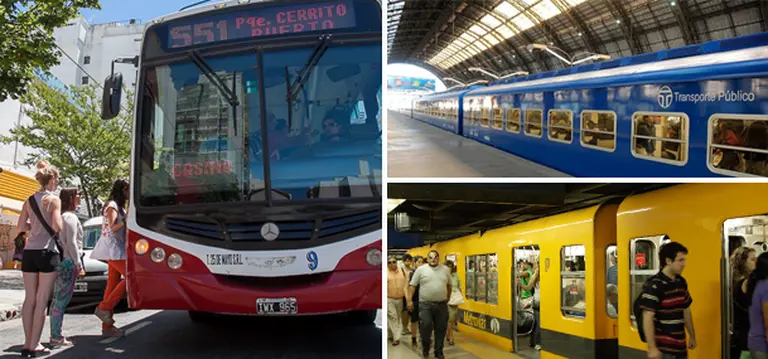 Aumento del transporte: cuánto costará el boleto de colectivo, tren y subte desde este mes