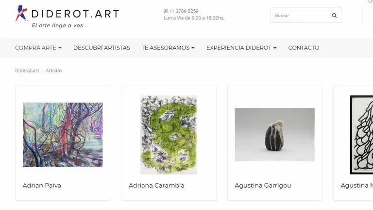 Tres de cada 10 personas que compran arte eligen hacerlo por internet