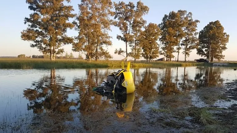 Cayó un helicóptero que llevaba a un empresario y su familia
