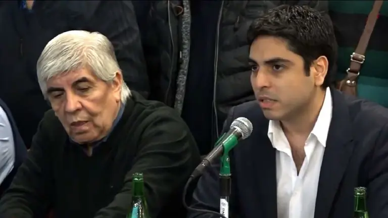 Huguito, el otro hijo de Moyano, tiene un puesto en el Congreso desde hace 12 años