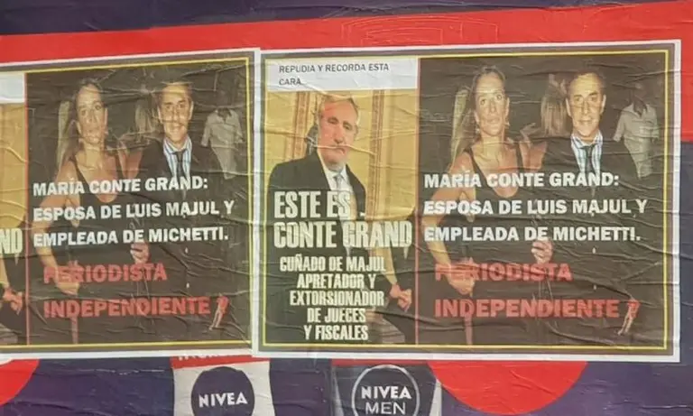 Escracharon a Majul y a Conte Grand en las calles porteñas