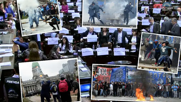 El Gobierno quiere expulsar del país a los extranjeros que participaron de los incidentes en las afueras del Congreso