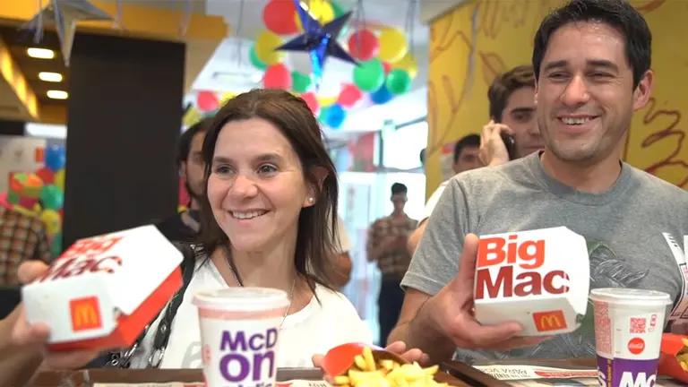 El Big Mac, protagonista de la jornada.