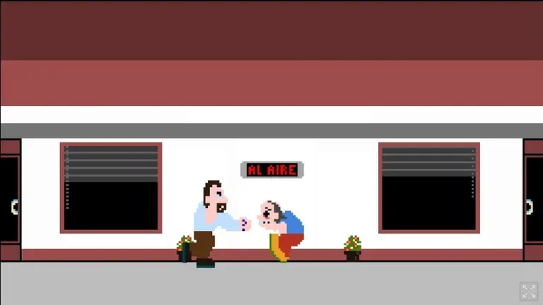 Siguen las trompadas: ahora Roberto Navarro y Baby Etchecopar tienen su propio videojuego