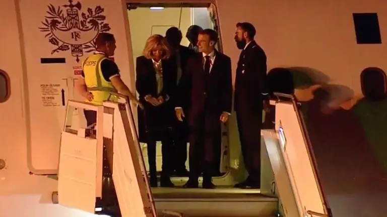 G20: Macron llegó a Buenos Aires y este jueves se encuentra con el Presidente Macri