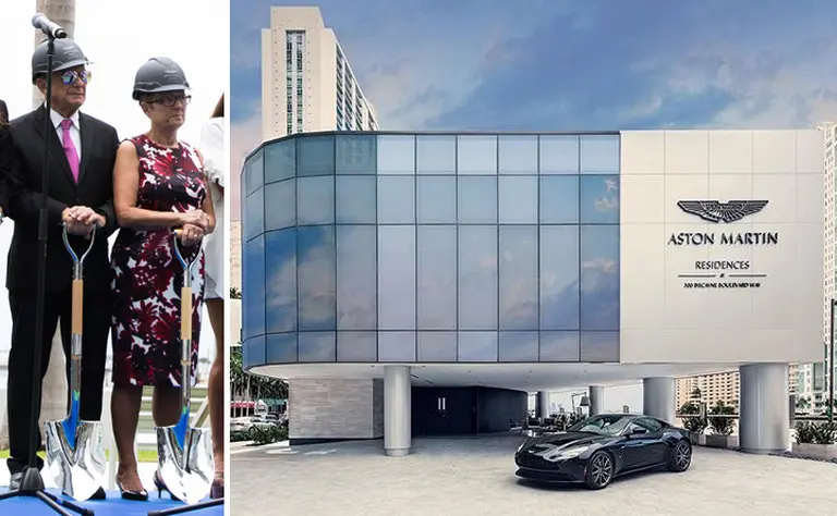 Coto obtiene millonario préstamo para terminar una torre de lujo en Miami en sociedad con Aston Martin