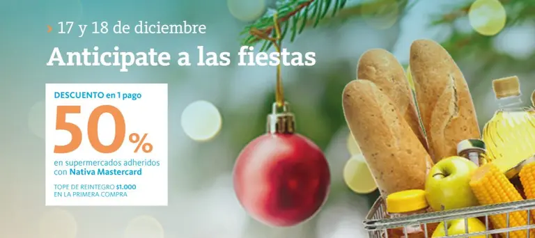 El Banco Nación se suma a las fiestas con descuentos del 50%