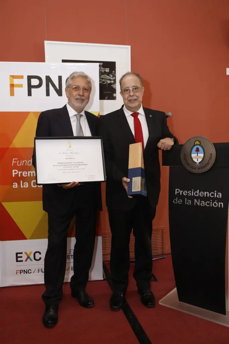 Edesur, premiada por la excelencia en la gestión de su directorio