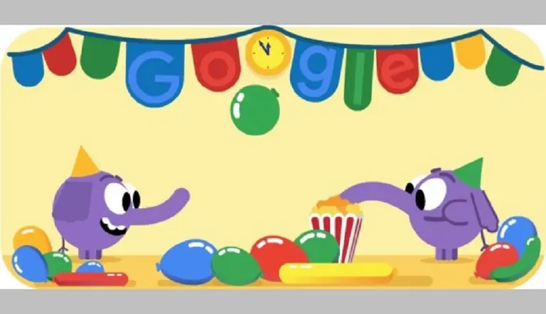 Feliz Noche Vieja 2018:  Google  celebra la víspera del Año Nuevo