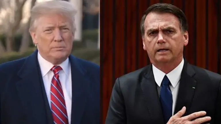 Nuevo presidente en Brasil: qué se dijeron Trump y Bolsonaro en las redes sociales