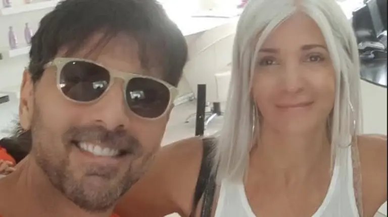 Esta es la primera foto de Darthés en Brasil con su familia