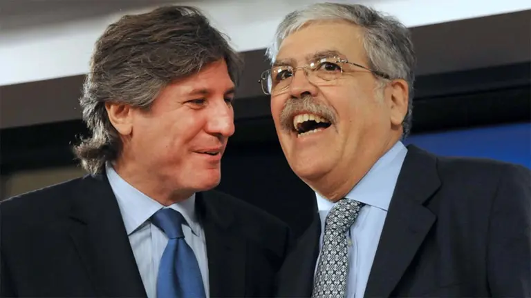 Amado Boudou y Julio De Vido.
